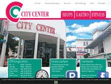 Tablet Screenshot of citycenter-woergl.at